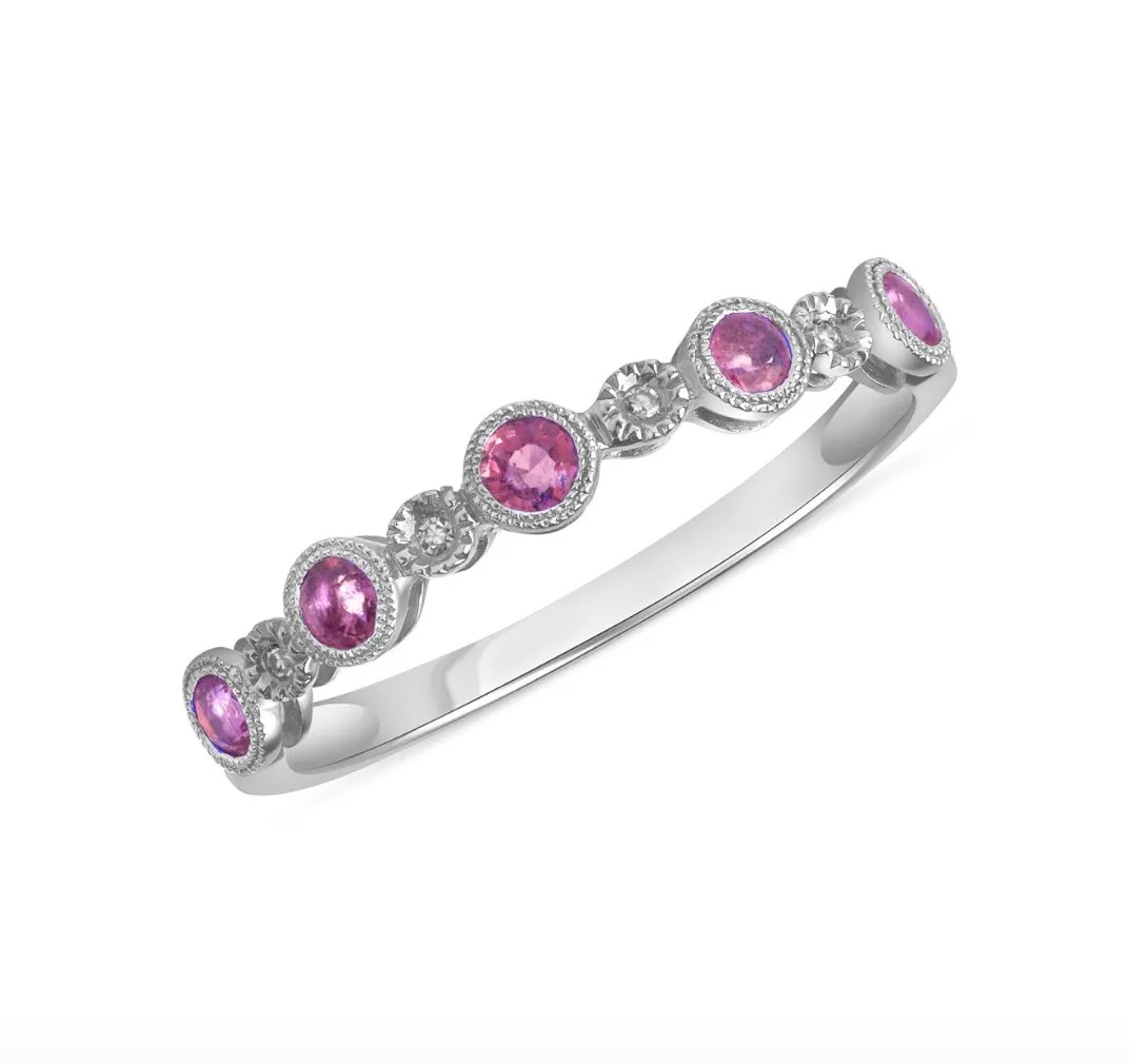 Stunning Pink Sapphire Ring