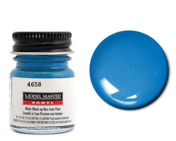 Testors Model Master Acryl: Transparent Clear Blue 4658