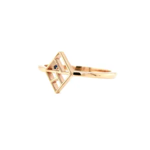 The Baraka Ring with Blue Sapphire