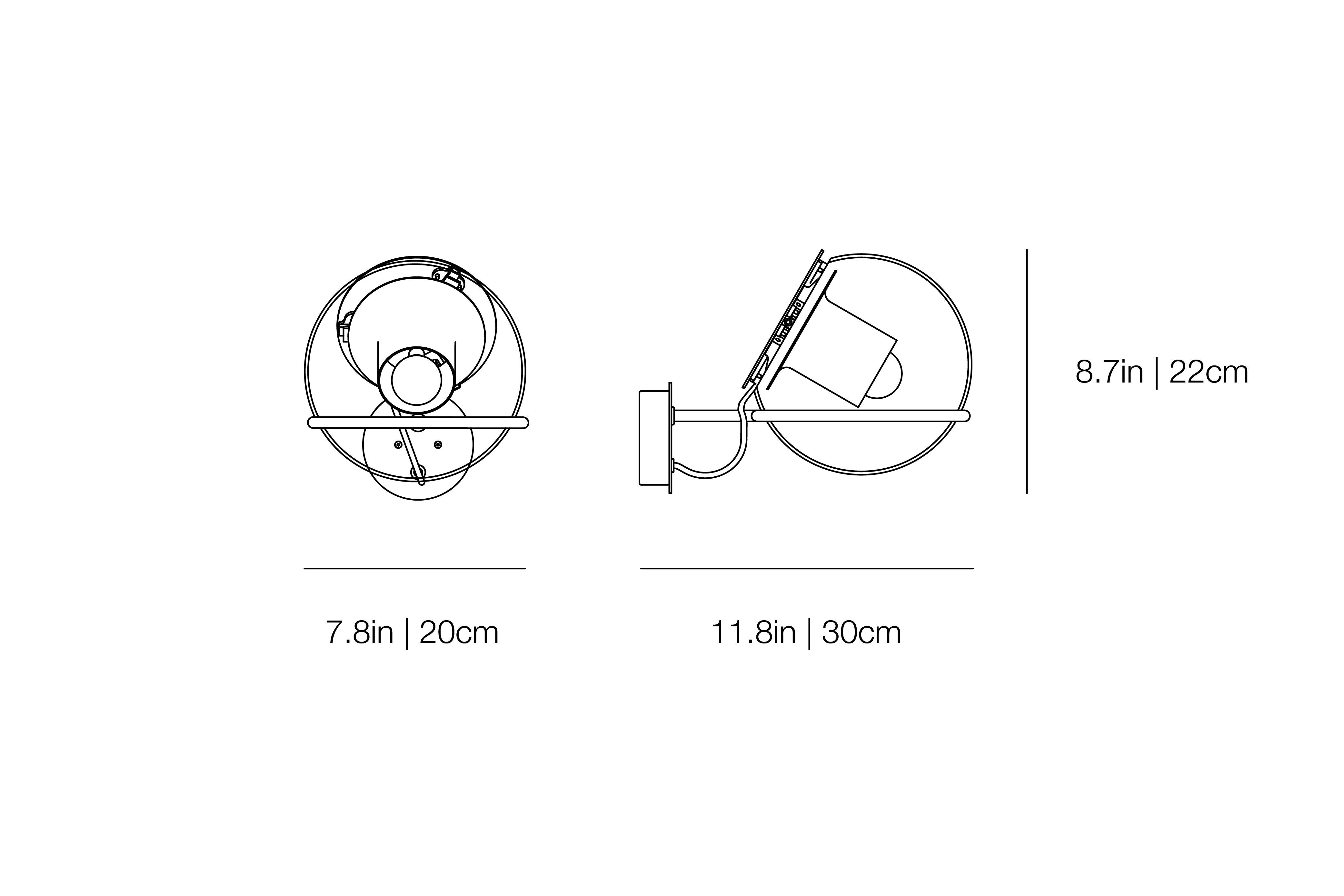 The Globe 727 - Wall Lamp