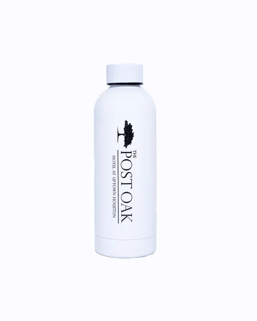 THE POST OAK | Stainless Steel Water Bottle | White