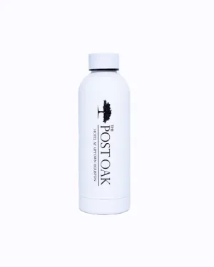 THE POST OAK | Stainless Steel Water Bottle | White
