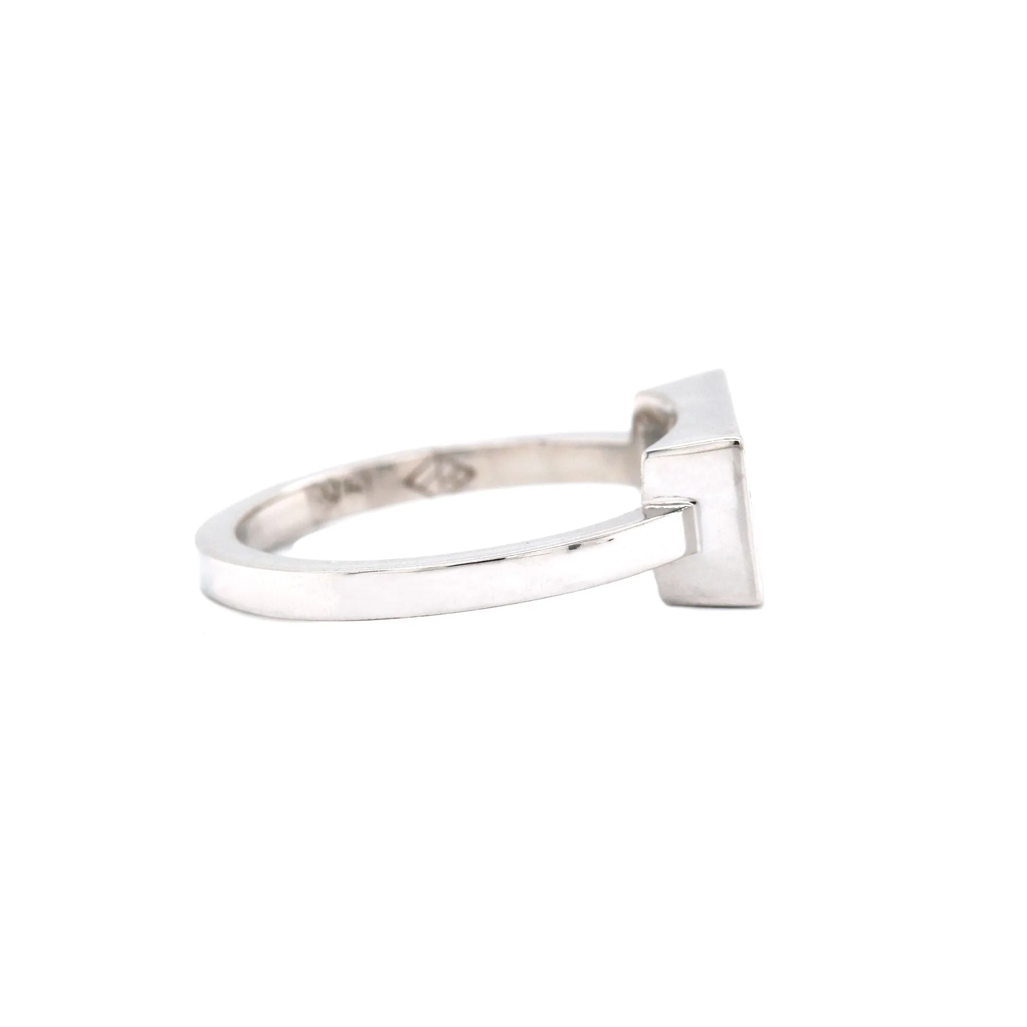 The Rahma Ring with Emerald Cut Aquamarine