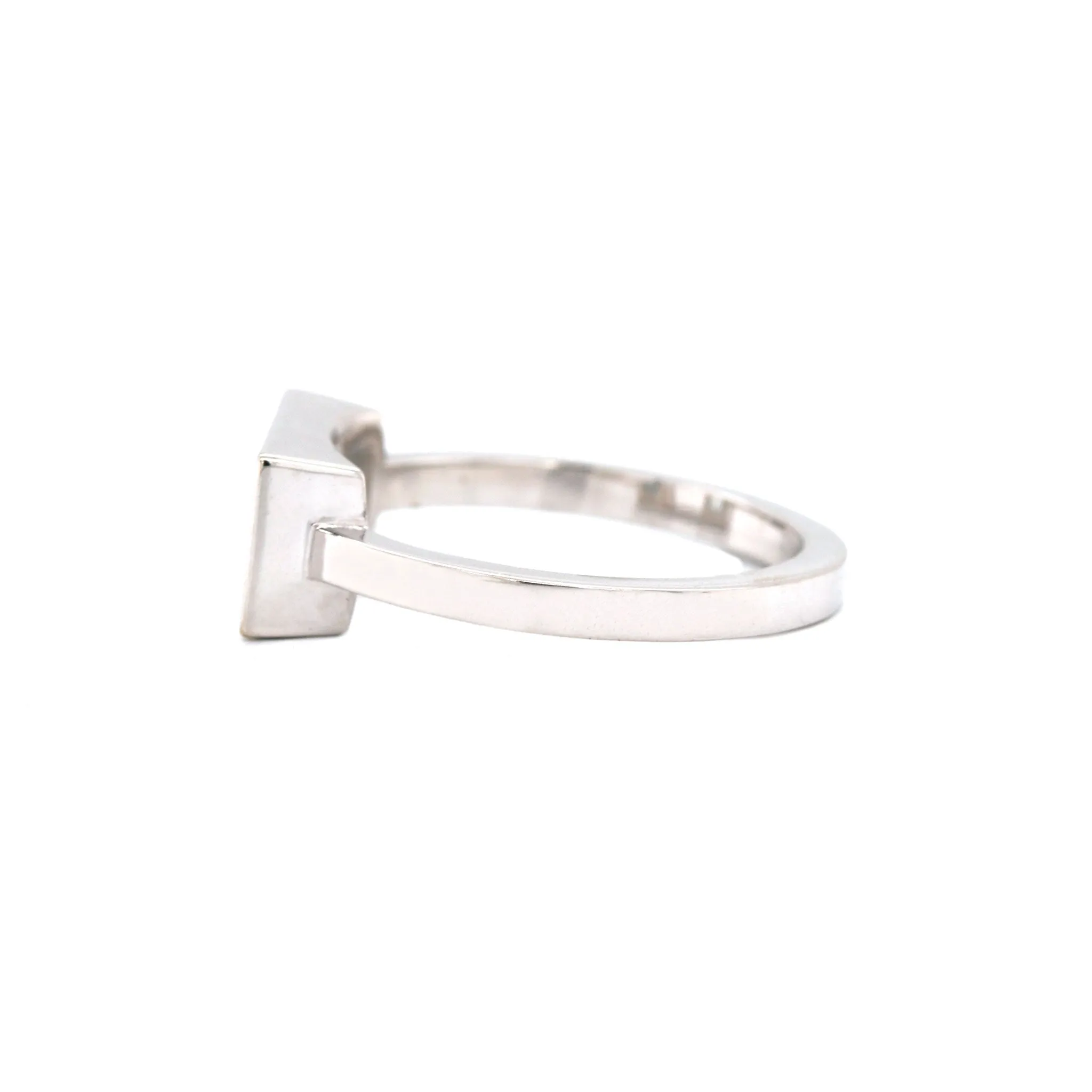 The Rahma Ring with Emerald Cut Aquamarine