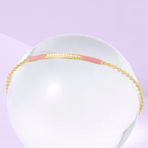 Tickled Pink Diamond Bracelet