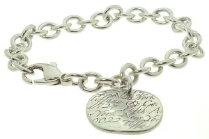 Tiffany Notes Round Tag Bracelet