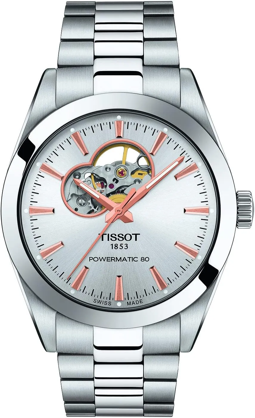 Tissot Gentleman Powermatic 80 Open Heart 40mm Stainless Watch