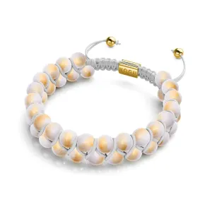 Toasted Marshmallow | 18k Gold x Jade | Vitality Bracelet