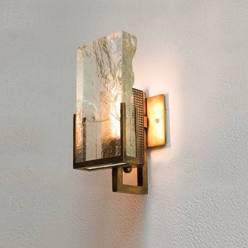 Transparent Ice Crystal Wall Lamp