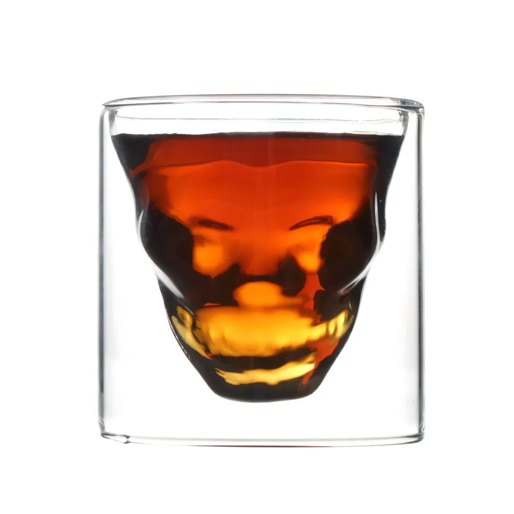 Transparent Skull Head Doomed Glass
