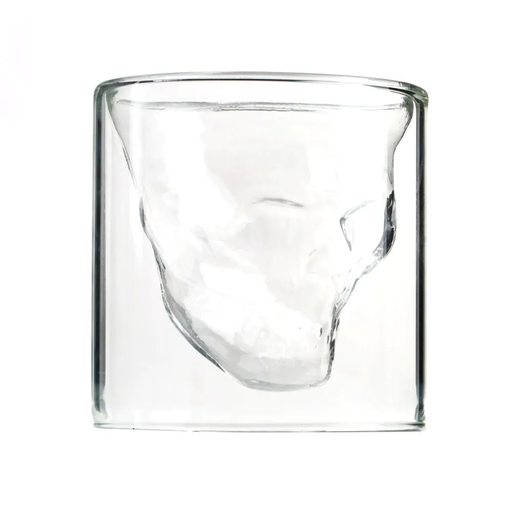 Transparent Skull Head Doomed Glass