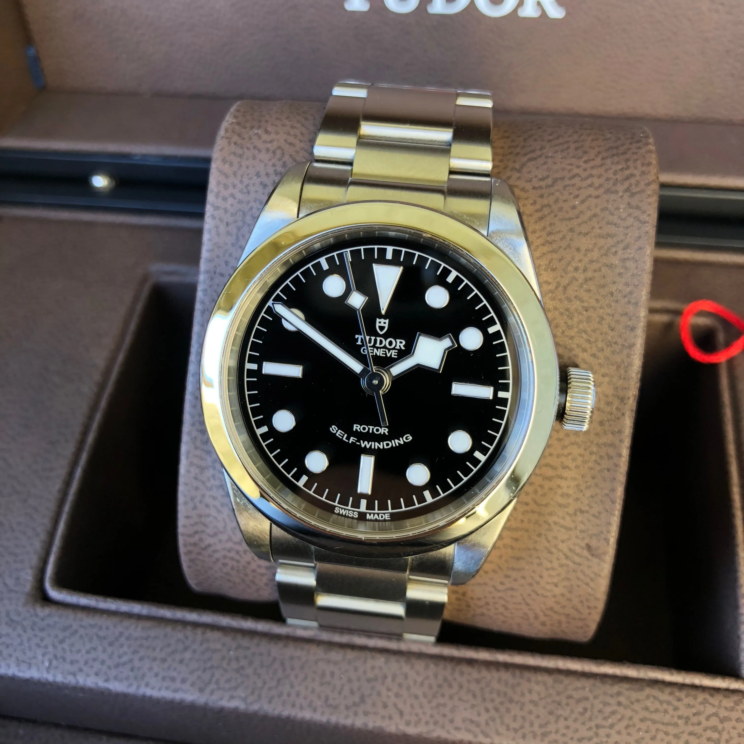 Tudor Black Bay 79500 Stainless Steel 36 Black Dial Automatic Wristwatch Box Papers Circa 2016