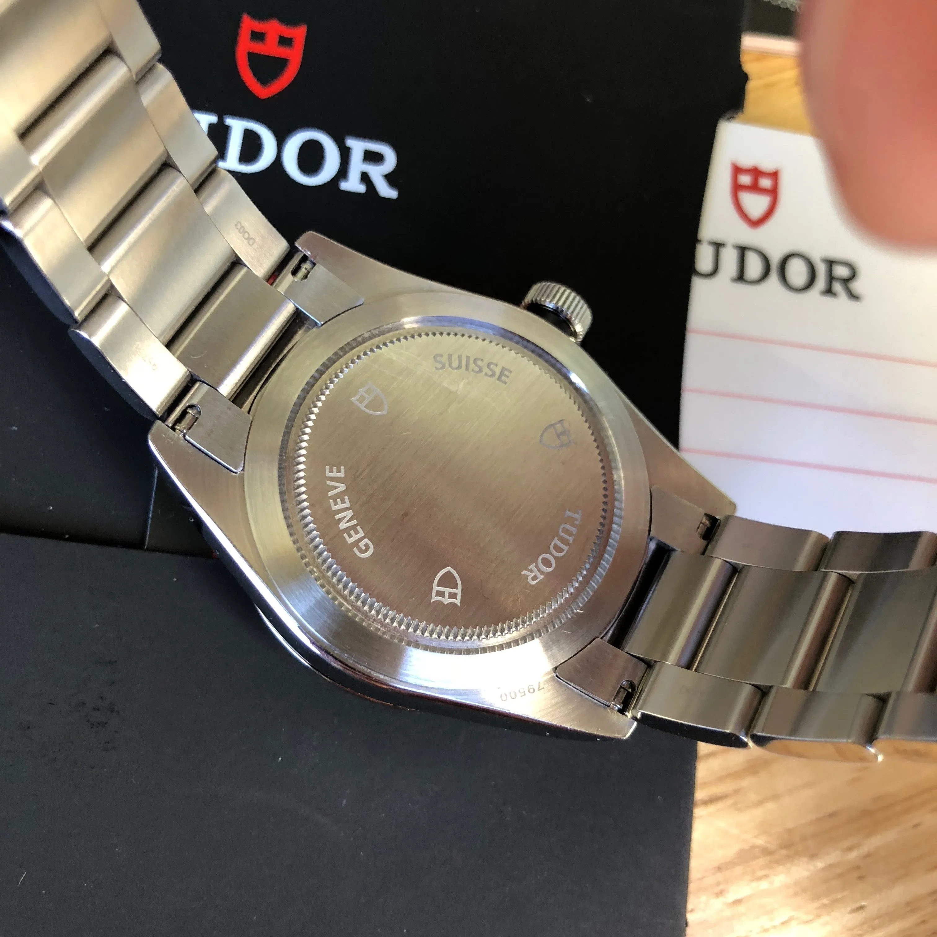 Tudor Black Bay 79500 Stainless Steel 36 Black Dial Automatic Wristwatch Box Papers Circa 2016
