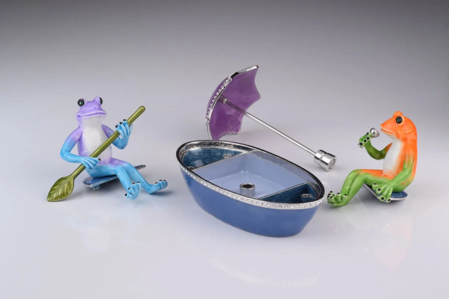 Two Frogs in a Boat