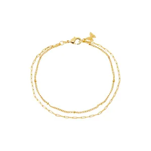 Two In One Double Chain Bracelet