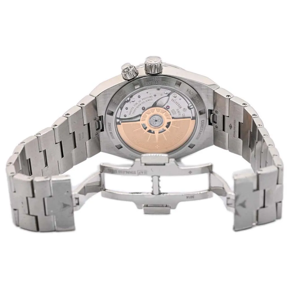 Vacheron Constantin Men's Overseas Dual Time Stainless Steel 41mm Silver Dial Watch Reference #:  7900V/110A-B333