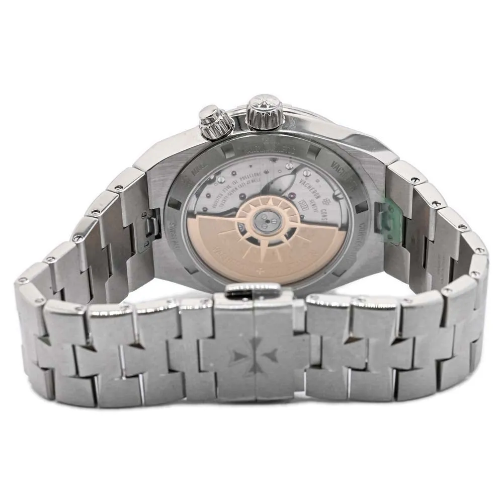 Vacheron Constantin Men's Overseas Dual Time Stainless Steel 41mm Silver Dial Watch Reference #:  7900V/110A-B333
