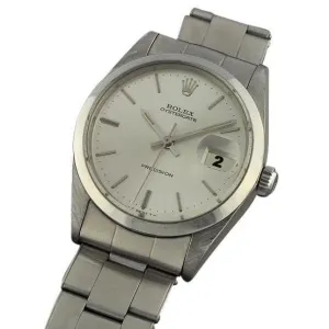 Vintage Rolex Fine Vi Mens Steel Watch Stainless Steel Datejust