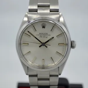 Vintage Rolex Oyster Perpetual Air King 5500 Steel Cal. 1520 Automatic Watch