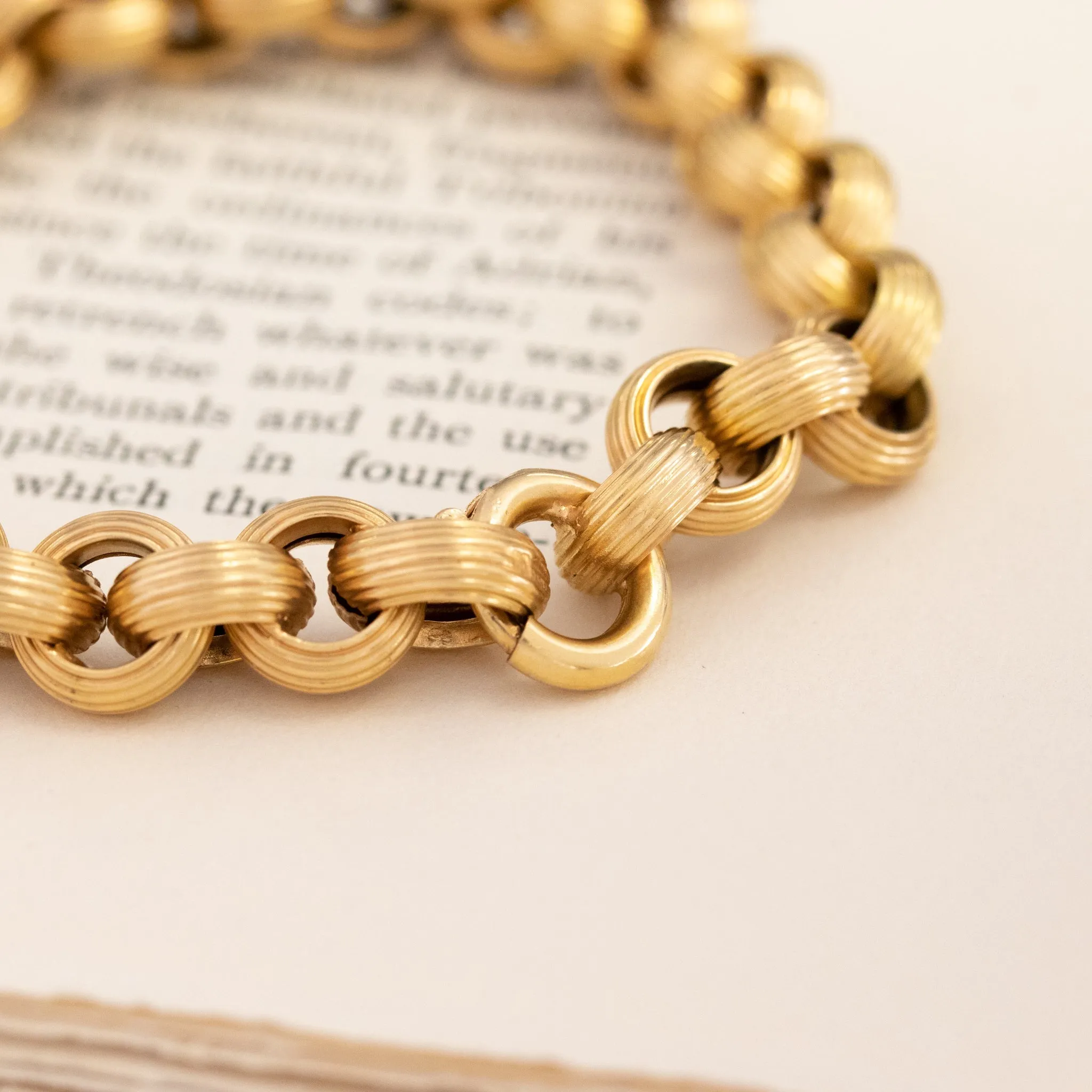 Vintage Rolo Chain Bracelet