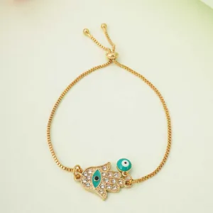 White Evil Eye Bracelet