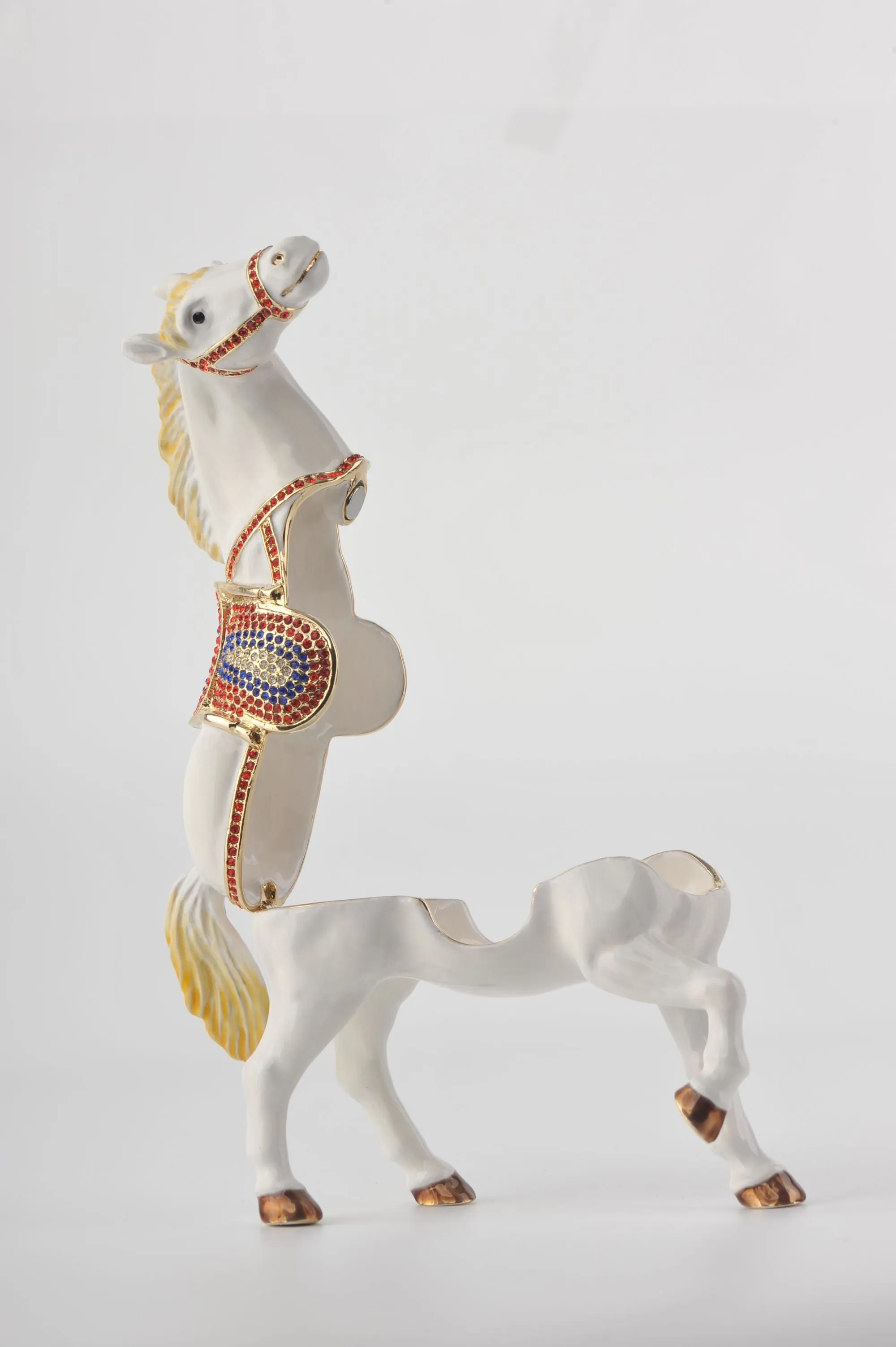 White Horse with Crystal Saddle