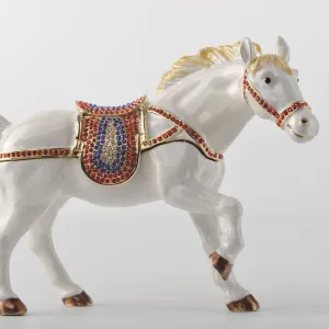 White Horse with Crystal Saddle