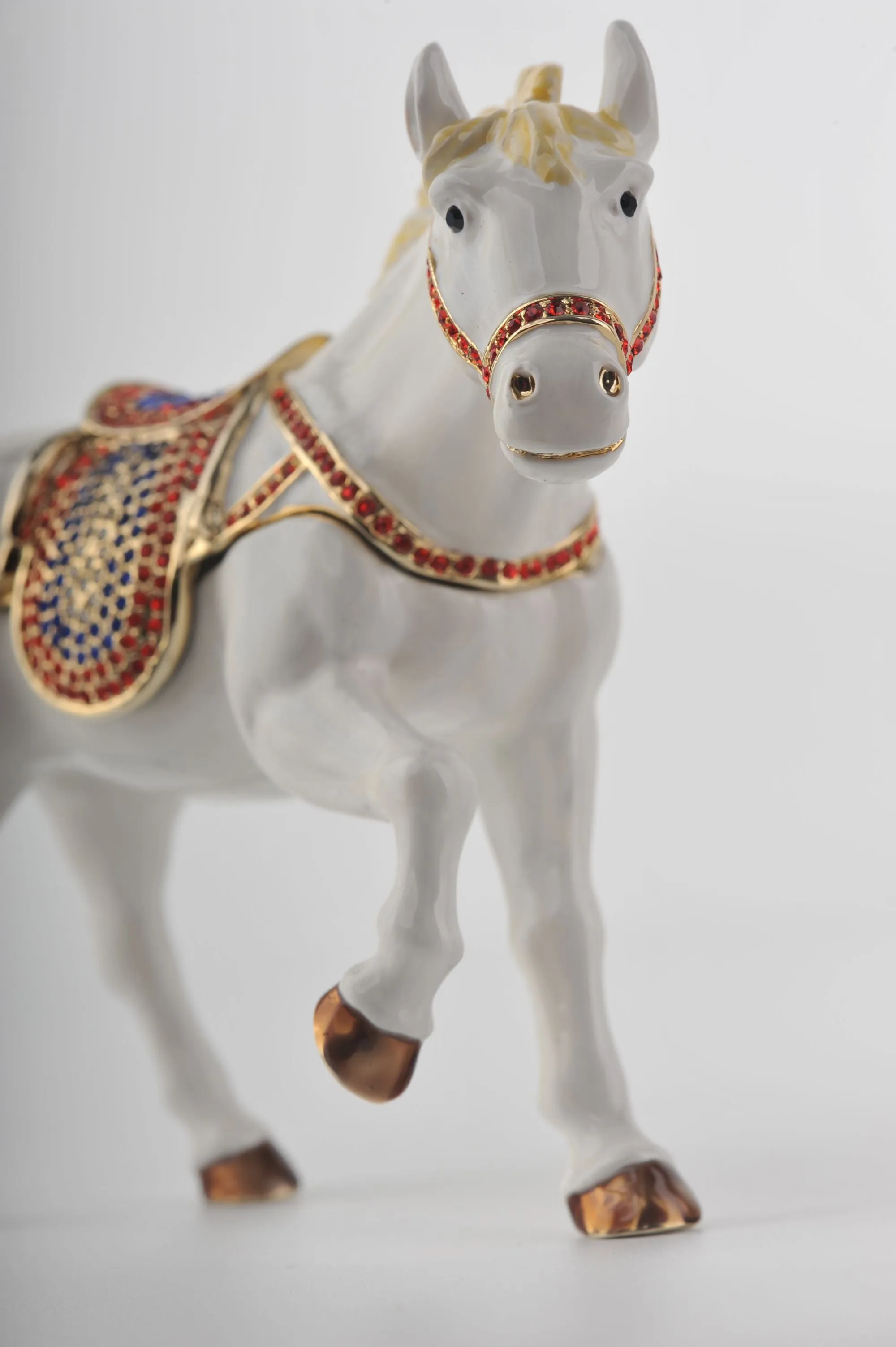 White Horse with Crystal Saddle