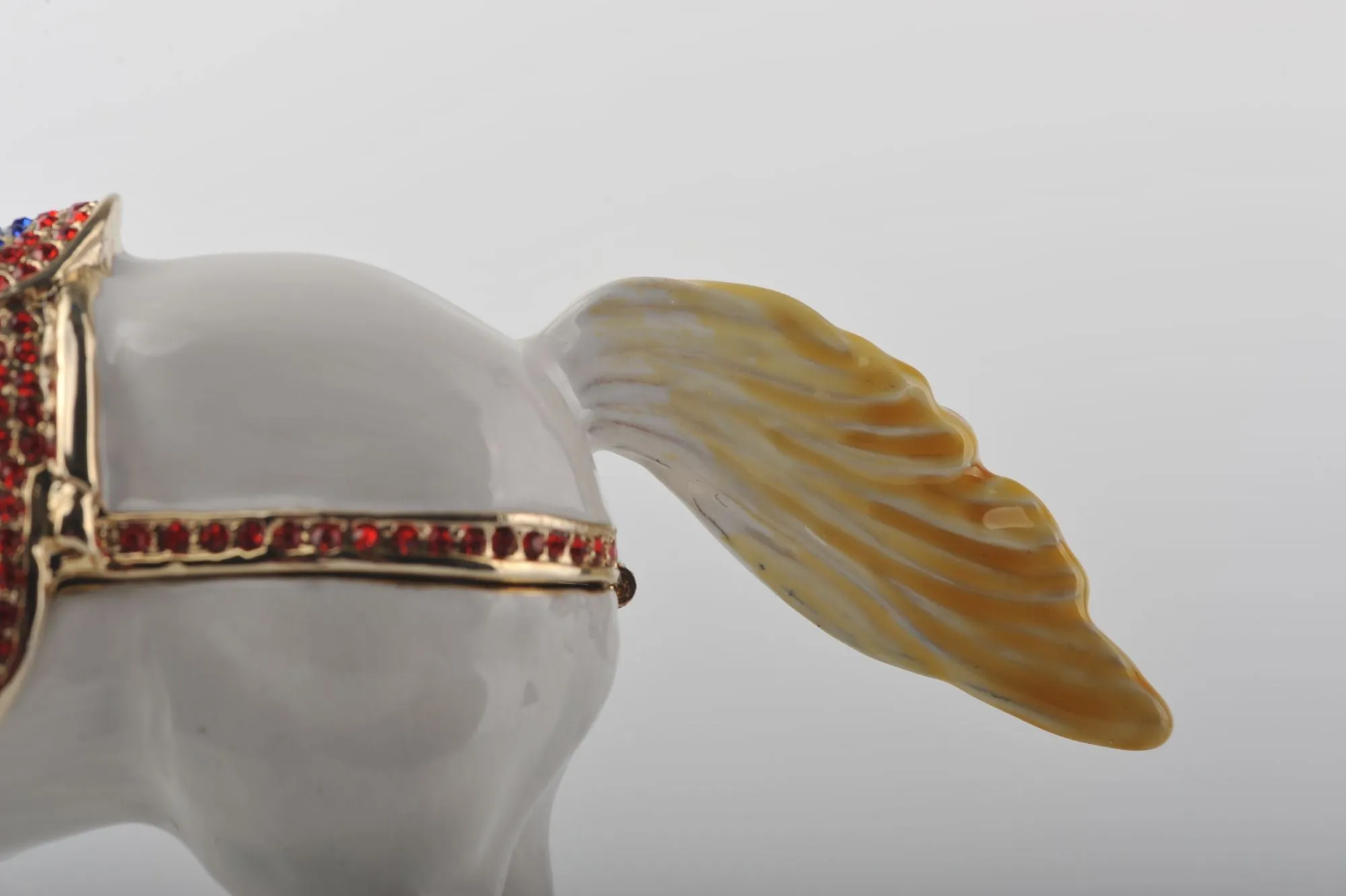White Horse with Crystal Saddle
