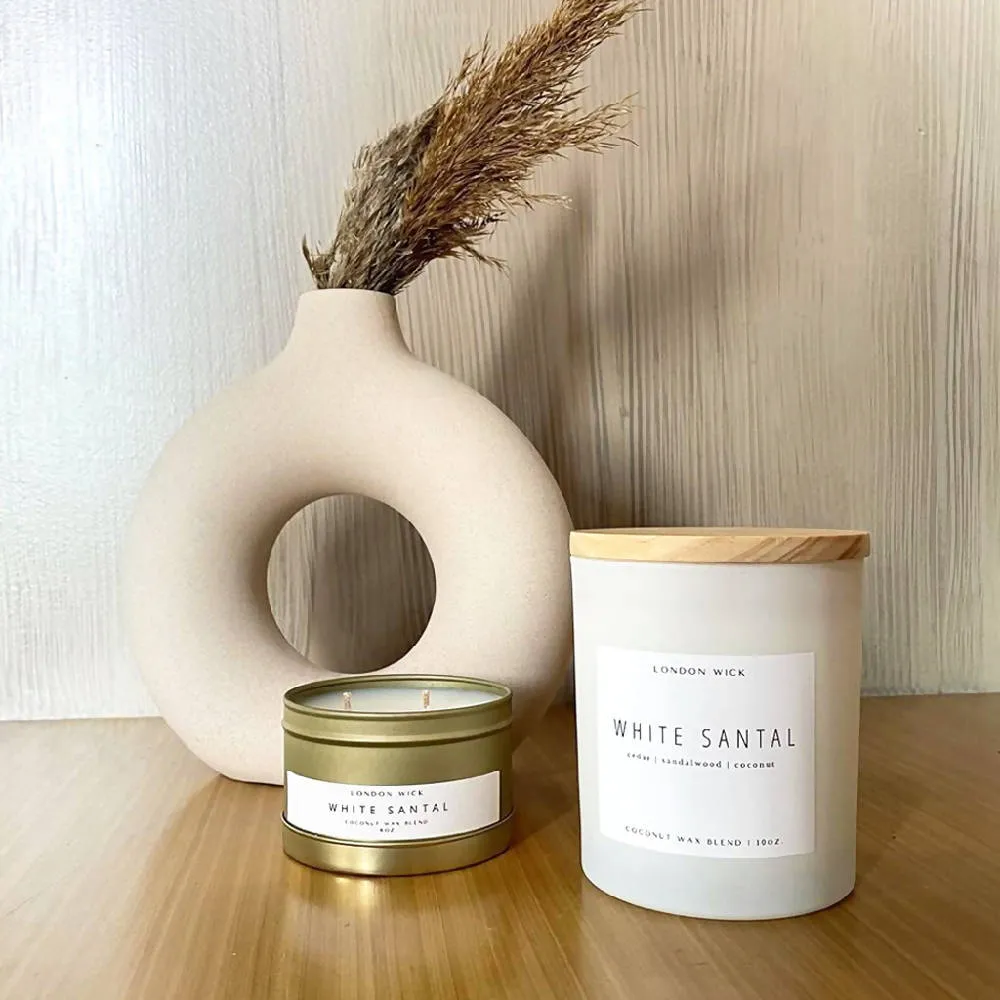 WHITE SANTAL CANDLE