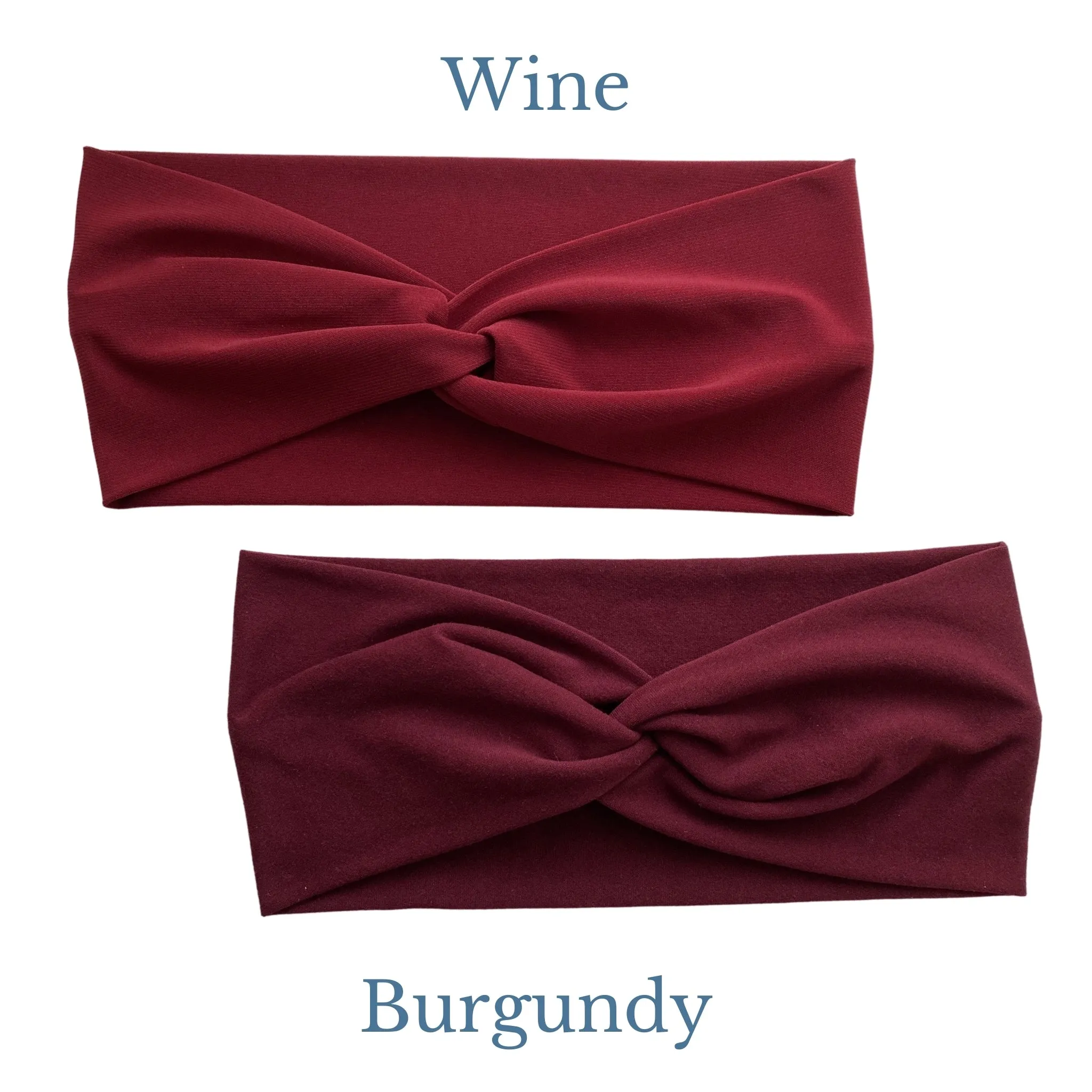 Wine Ice Faux Knot Headband