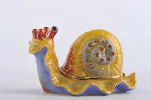 Yellow Red & Blue Snail