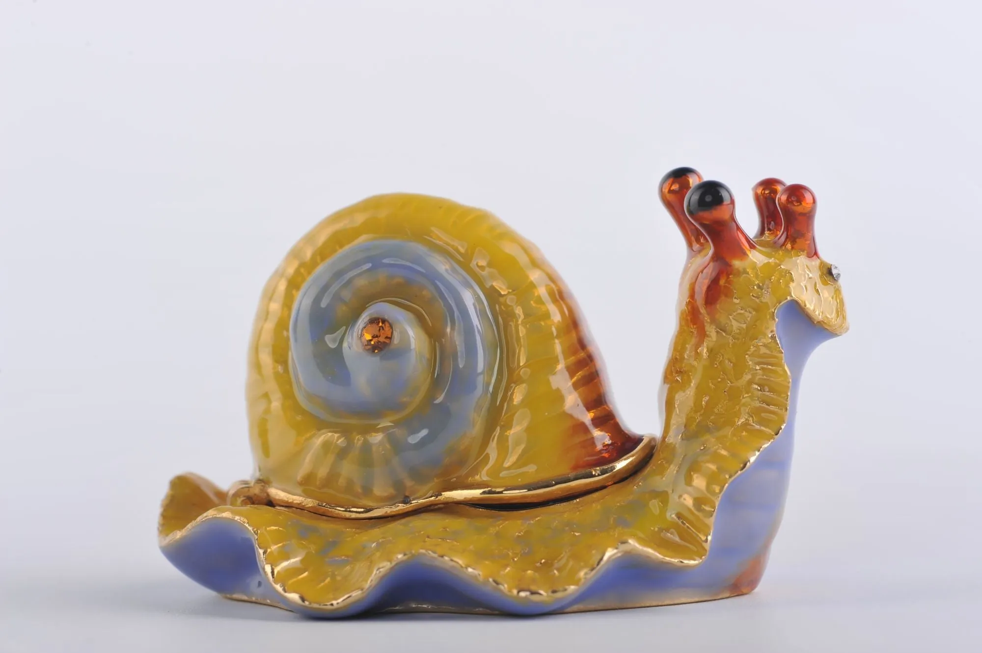 Yellow Red & Blue Snail