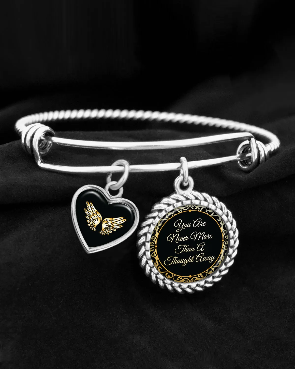 You Are Never More Than A Thought Away Charm Bracelet